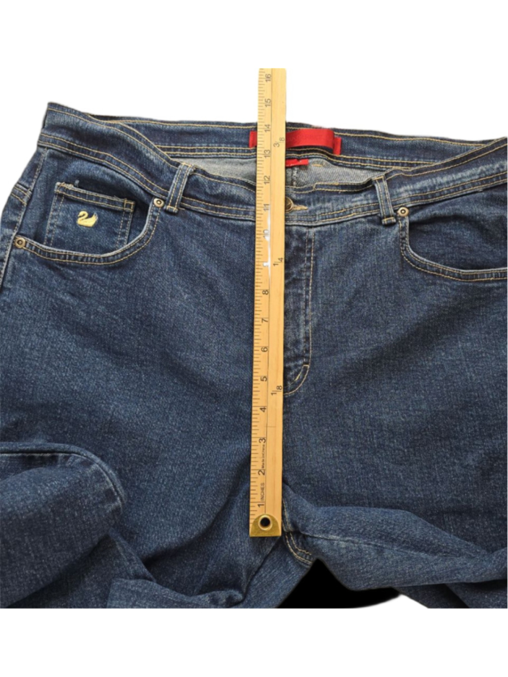 Gloria Vanderbilt Amanda Jeans Womens 16W Blue Stretch Denim High Rise Tapered - Picture 11 of 12